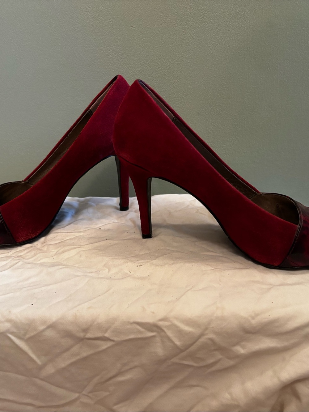 Moda Wine Pointed-Toe Pumps - Picture 3 of 4